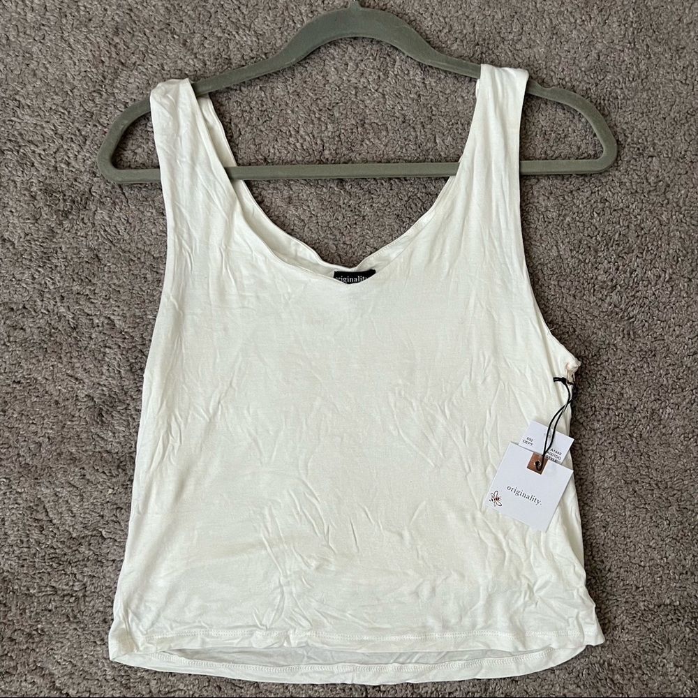 Soft White Tank Top